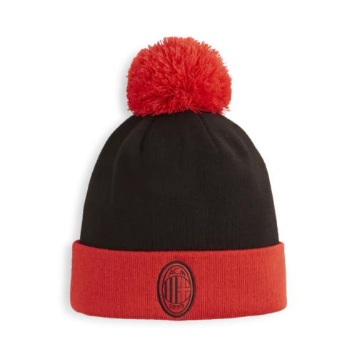 AC Milan Ess Pom Beanie Black/Red