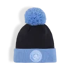 Manchester City Ess Pom Beanie Navy/Team Light Blue